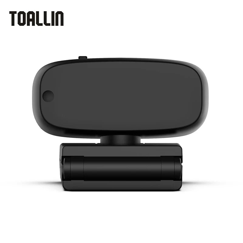 TOALLIN Webcam PC 1080P 30fps Dual Mics Auto-Focus web cam FOV 90° Computer USB Camera No Optical Distortion for Live Streaming