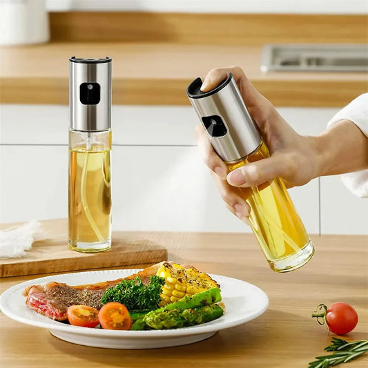 Olive Oil Sprayer Oil Sprayer for Cooking Dressing Spray Grilling Olive Oil Glass Bottle BBQ Baking Kitchen Tool