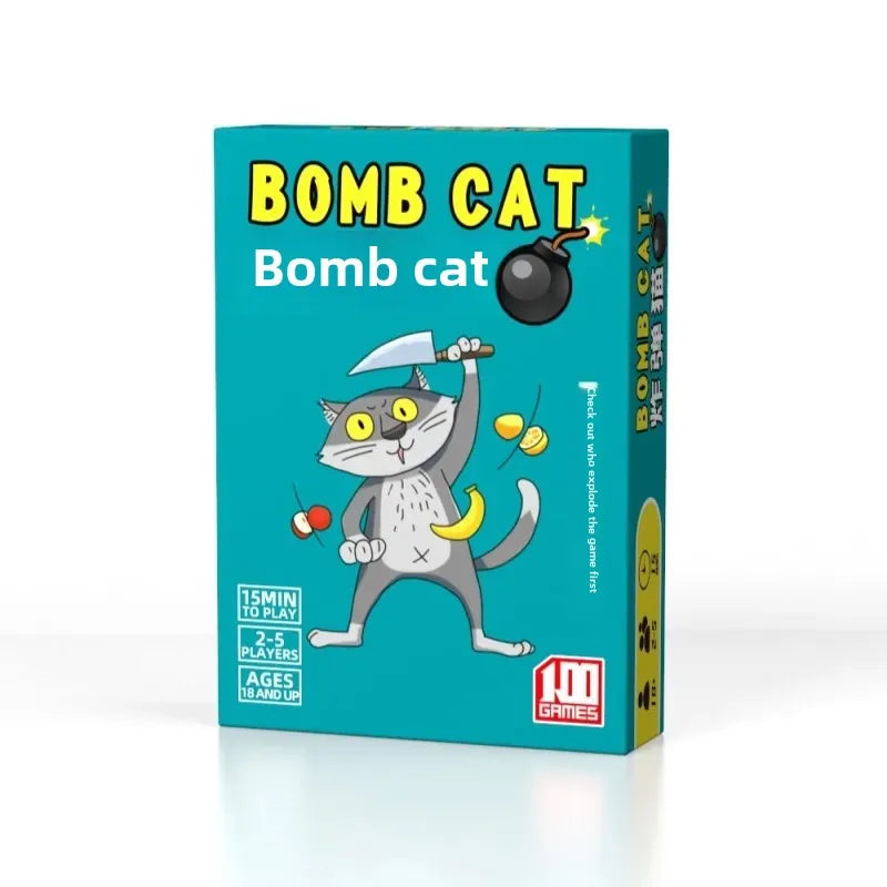 Casual Fun Card Tabletop Board Game Blast Cat Explosive Large Battle Intelligence Toys For Adults Family Parent-child Gathering