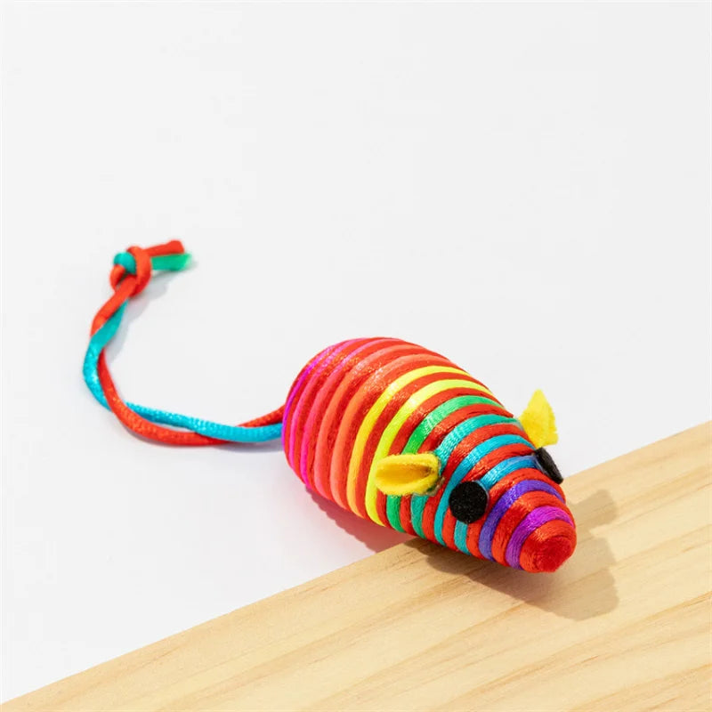 Pet Cat Toy Color Winding Mouse Cat Toy Pet Supplies Cat Toy Pet Interactive Chew Toy Pet Accessories Cat Tooth Cleaning Tool