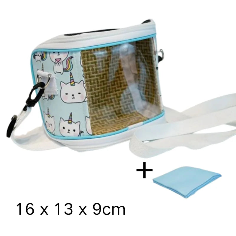 Portable Pet Bird Cage Parrot Breathable and Detachable Hamster Flying Kangaroo Travel Bag Pet Accessories Guinea Pig Pet Bag