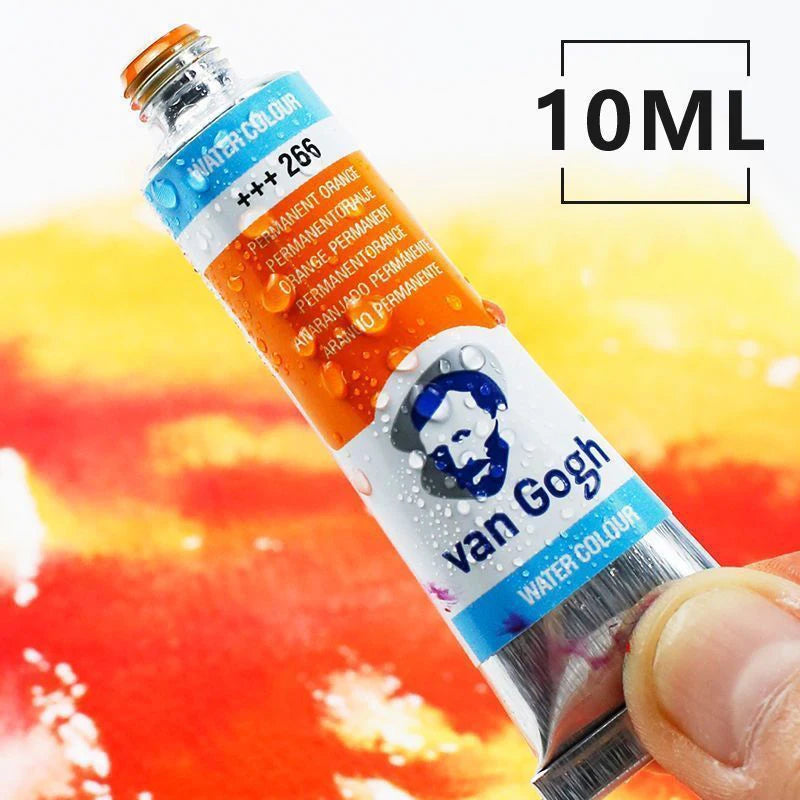 Van Gogh Original Watercolor Paint 10ml Tube Art Supplies Painting Artist Brilliant Transparent Colors College Grade Lightfast