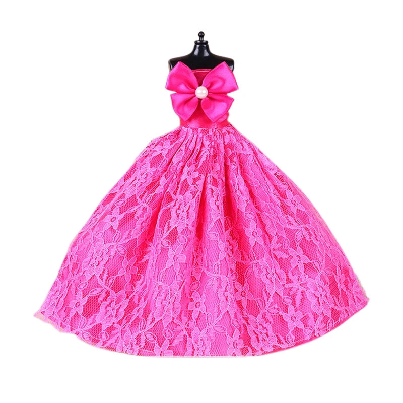 Fashion Princess Canonicals Dress for 30cm Barbies Doll Wedding Clothes Girl Gift Party Dress 29CM Barbie Long Short Skirt