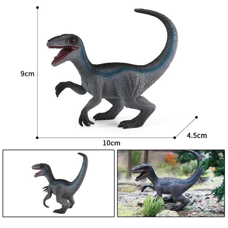 8 styles Small Dinosaur Figures Models toys Jurassic Tyrannosaurus Rex Mosasaur Pterosaur Action Figures Kids Collection Gifts