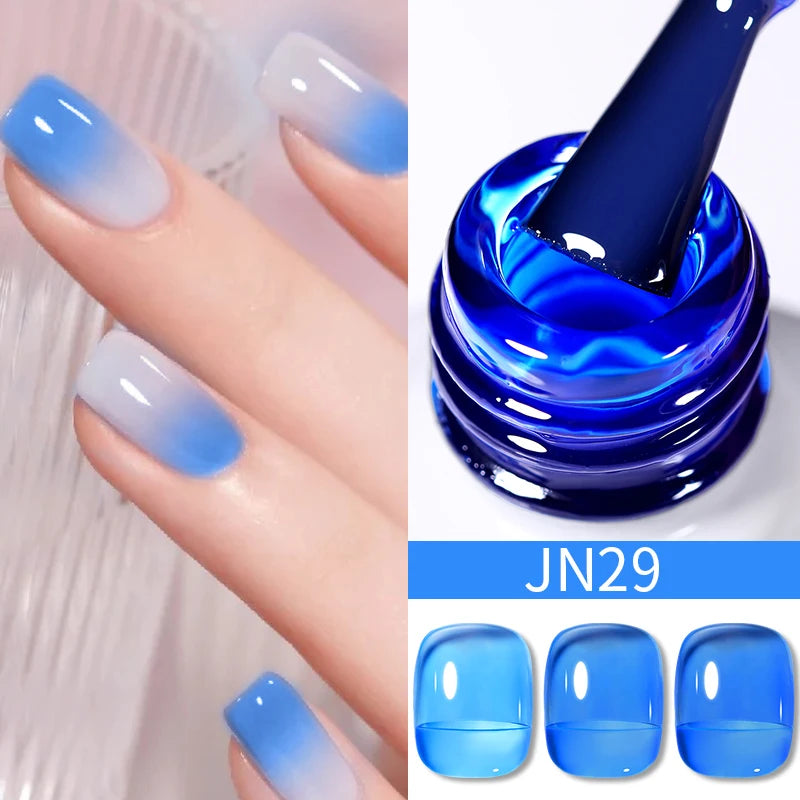 BORN PRETTY 10ML 8-in-1 Strong Nail Glue Gel Nail Polish Transparent Clear Function Gel Thickness Rubber Base Rhinestone Glue