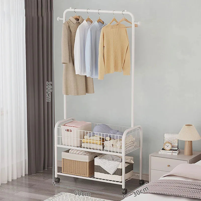 Storage Organization Clothes Rack Bathroom Living Room Nordic Adult Luxury Wardrobe Bedroom Evening Dress Muebles Home Furniture