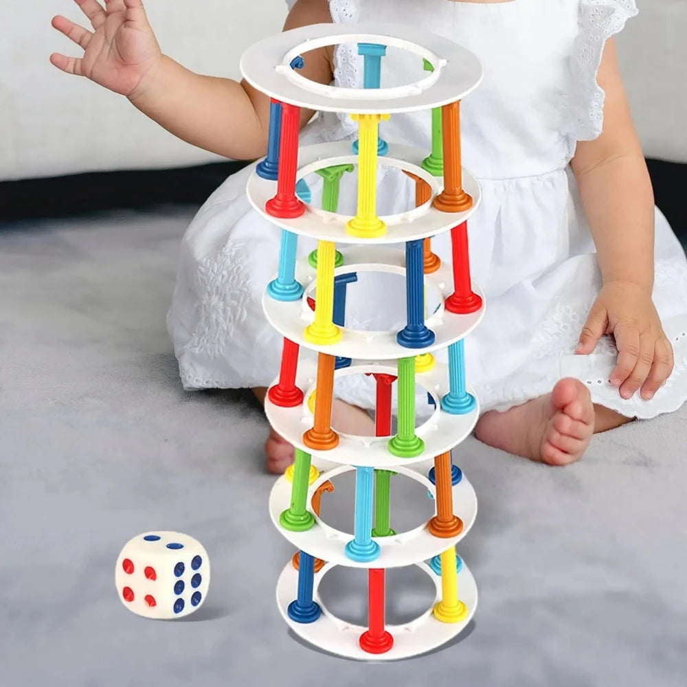 Children's Crazy Impact Tower Game Parent Child Interaction Family Gathering Puzzle Toy Balance Tower Collapse Toy Gift