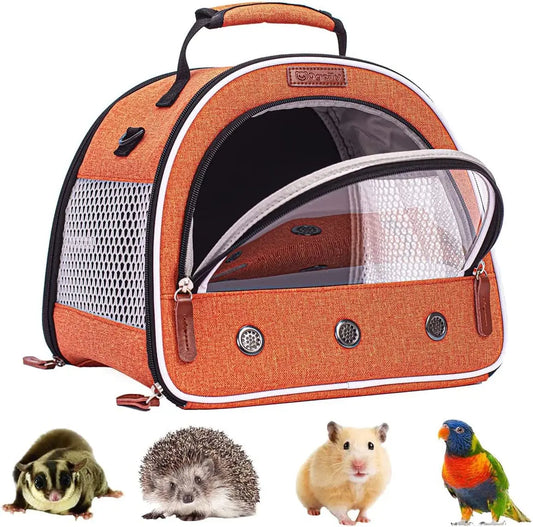 Guinea Pig Carrier, Guinea Pig Travel Cage Small Animals Reptile Travel Carrier Bunny Bird Rat Carrier