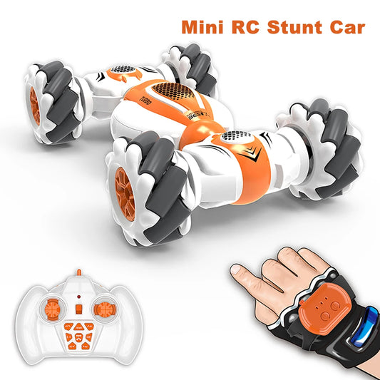 2.4G Rc Stunt Car Gesture Sensor Twist Drift Car 4WD Remote Control Climbing Car Toys Christmas Gifts For Boys Girls