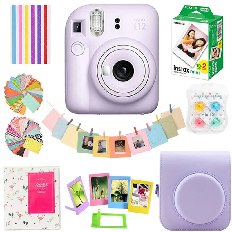 Fuji Fujifilm Instax Mini 11 Instant Camera Film Photo Snapshot Printing CameraShooting Insta Mini12 Camara Fotografica Upgraded