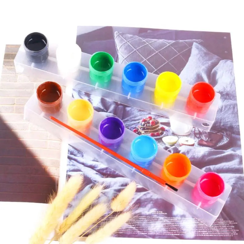 2022 New Finger Painting Pigment Gouache Paint Set for School Student Prize Child Gift