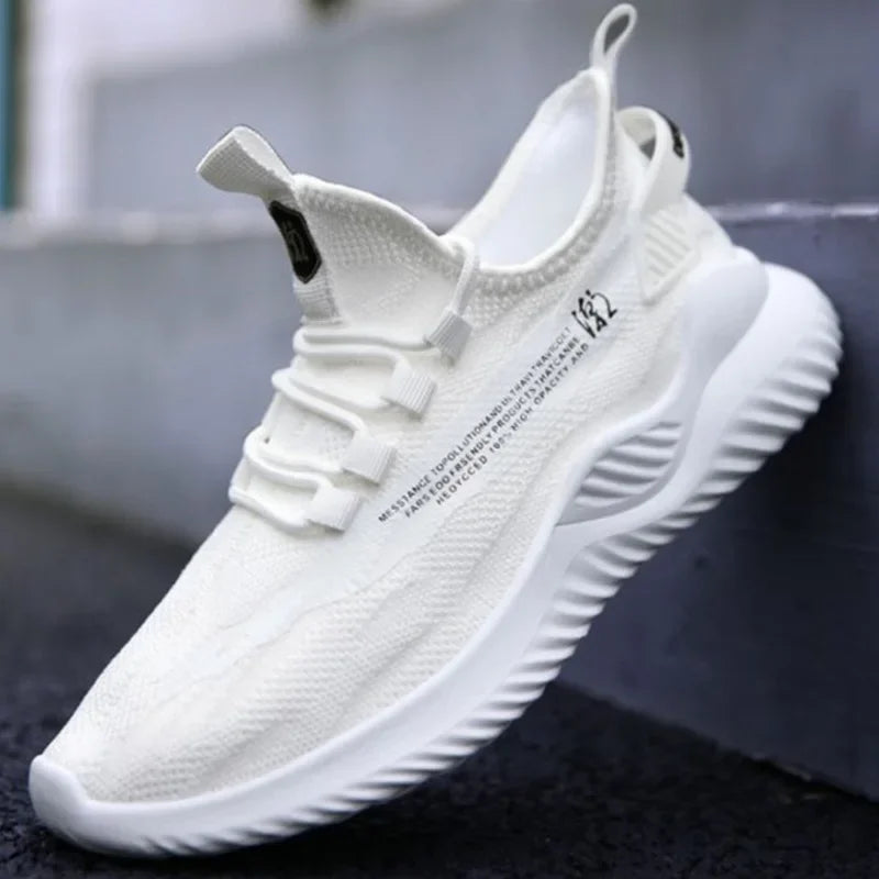 Fashion Spring and Autumn Leisure Walking and Running Breathable Flat Bottom Sports Men's Shoes Popular Large Sizes 39-44