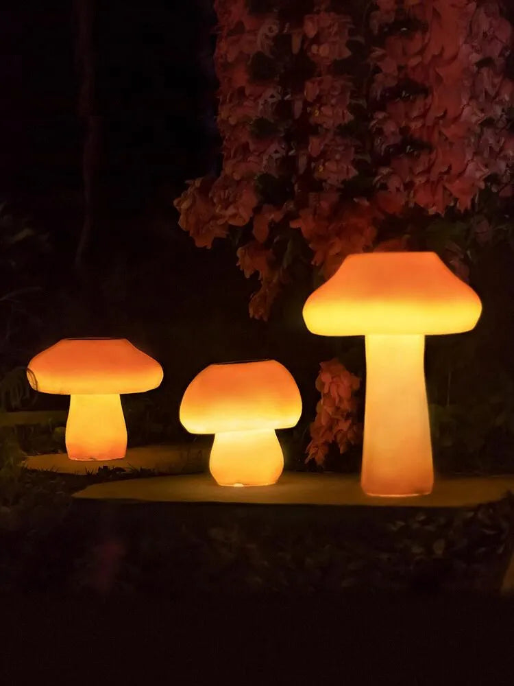 Mushroom light LED solar outdoor garden decoration waterproof garden villa decoration park landscape lawn lights