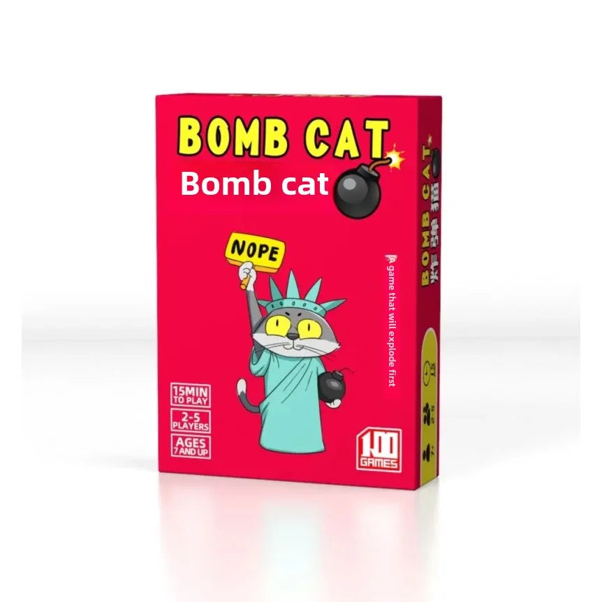 Casual Fun Card Tabletop Board Game Blast Cat Explosive Large Battle Intelligence Toys For Adults Family Parent-child Gathering