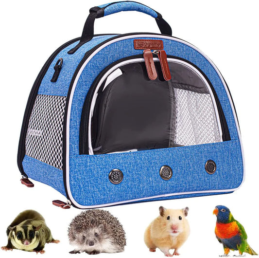 Guinea Pig Carrier, Guinea Pig Travel Cage Small Animals Reptile Travel Carrier Bunny Bird Rat Carrier