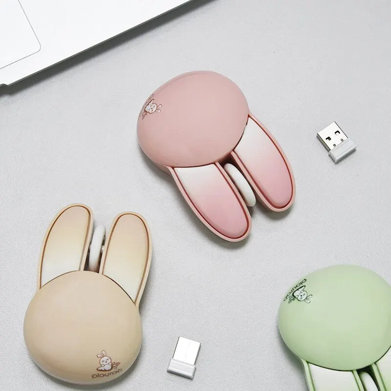 MOFIIWireless Silent Mouse, Cute Rabbit Design, 2.4 GHz with USB Mini Receiver, Optical Mouse for Laptop, PC, Computer, Notebook