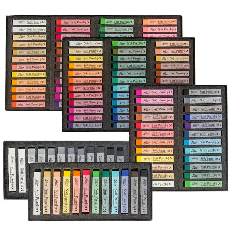 Professional Soft Pastel Squares Chalk Student Graffiti Stick Artist Heavy Color Oil Crayons Pastels For Art Painting Stationery