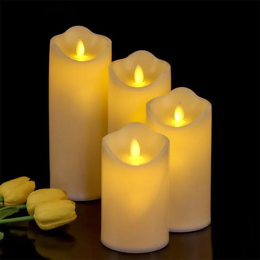 LED Candles Battery Powered Led Tea Lights Flameless Candle Dancing Candle Home Decor Candles Christmas Room Decor Aesthetic New