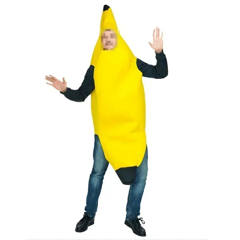 Carnival Clothing Men Cosplay Adult Fancy Dress Funny Sexy Banana Costume Novelty Halloween Christmas Carnival Party Decorations