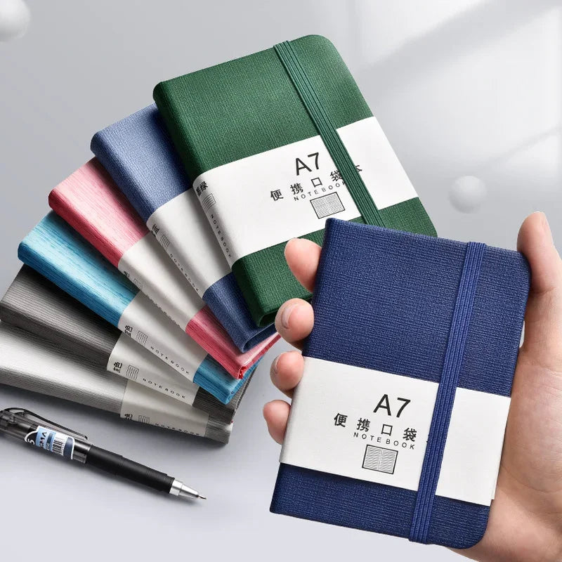 96 sheets A7Mini Notebook Portable Pocket Notepad Memo Diary Planner Writing Paper For Students School Office Supplies