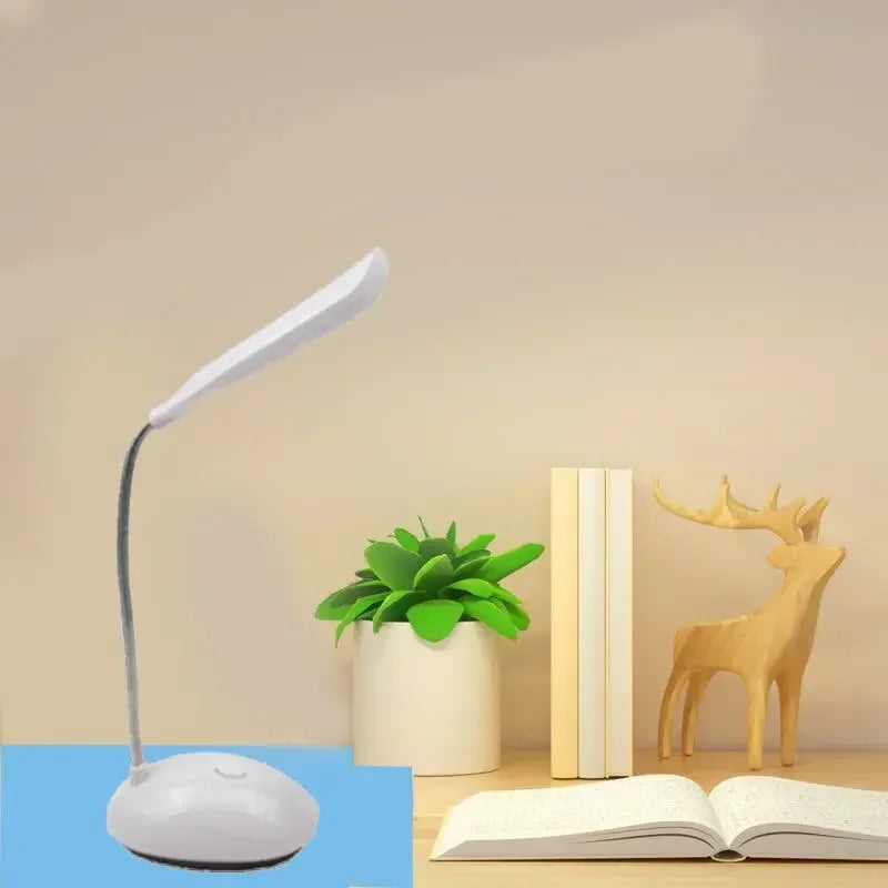 2pcs Table Reading Lamp LED Light Battery Powered Student Desk Dormitory Bedroom Bedside Reading Eye Protection Desk Lamp