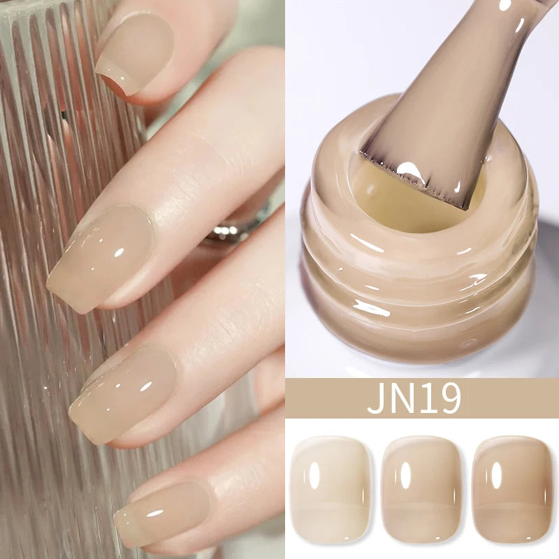 BORN PRETTY 10ML 8-in-1 Strong Nail Glue Gel Nail Polish Transparent Clear Function Gel Thickness Rubber Base Rhinestone Glue