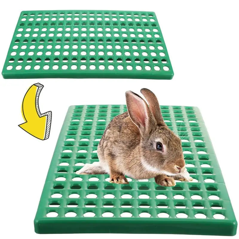 Pet Bedding For Small Animals Rabbits Pet Supplies Nest Mats Floor Urine Drain Pad Leaky Board Cage Plastic Foot Plate