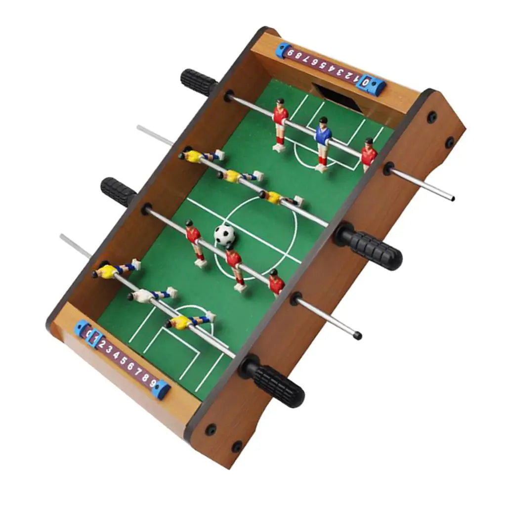 14inchMini Foosball Table Game for Kids Soccer Game Portable Table Indoor Games for Parent-Child Interactive Game Fun for Family