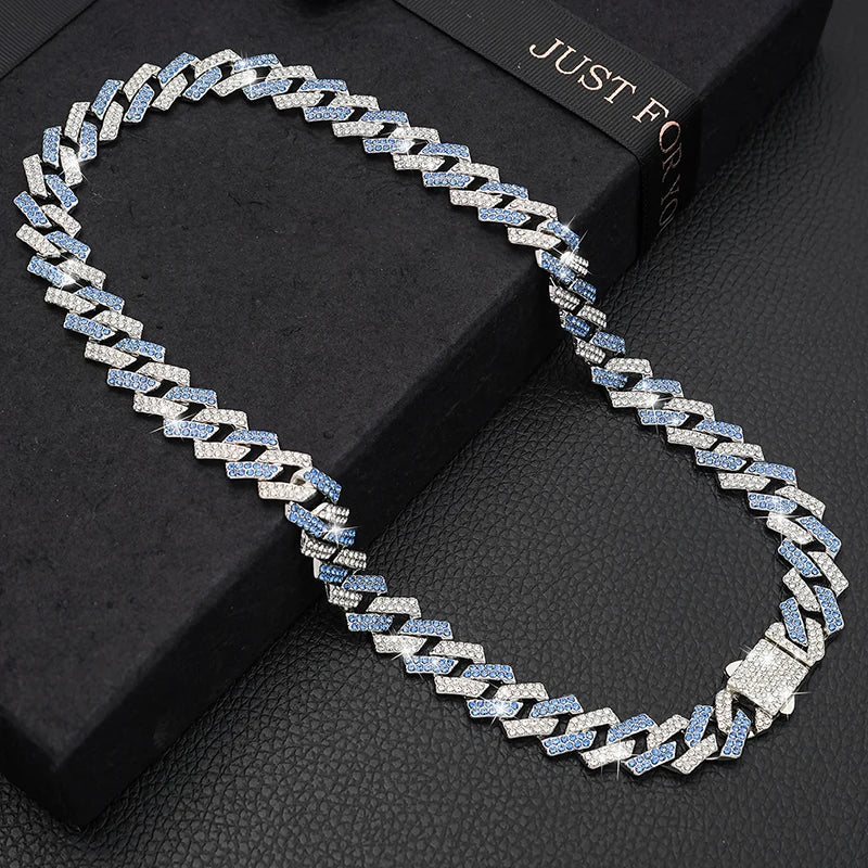 Diamond Dog Chain Collar Cuban Gold Chains for Dogs and Cats 15MM Bling Jewelry Luxury Necklace