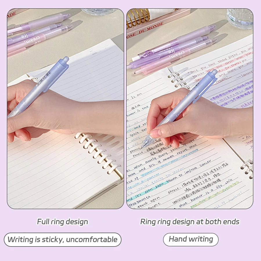 B5/A5 Loose-Leaf Notebook 60 Sheets Binder Lined Book Kawaii Note Set Korean Stationery School Office Supplies Students Writing