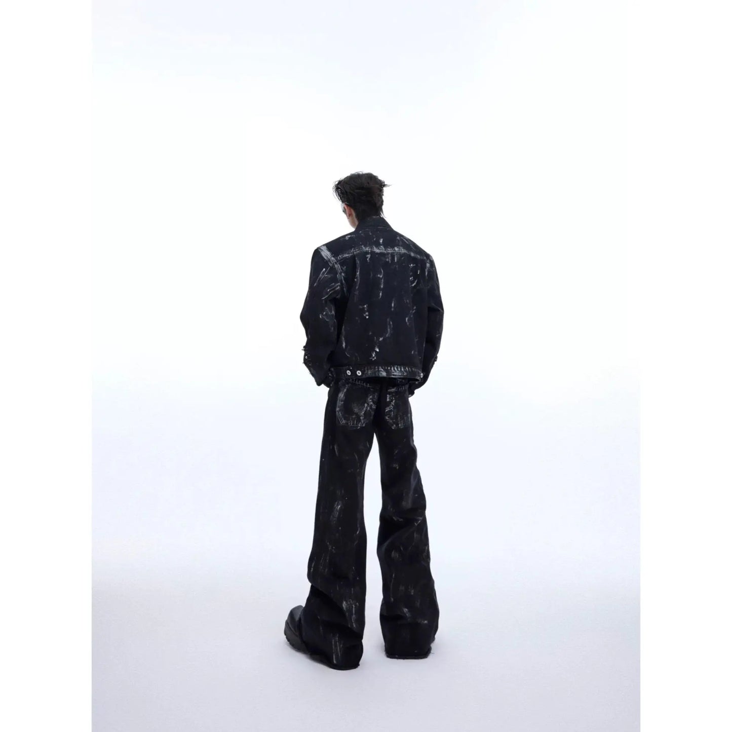 American Spring and Autumn Street Men and Women Trendy Personalized New Straight Jeans Couple Loose Retro Washed Casual Pants