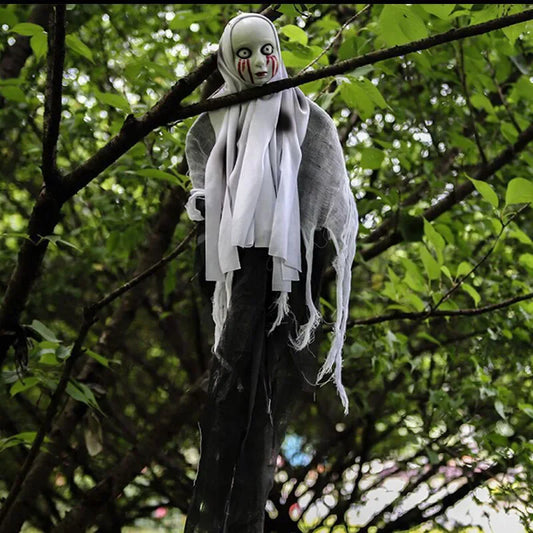 Halloween Hanging Ghost Skeleton Ghost Hanging Decoration Outdoor Yard Ghost House Secret Room Terrifying Outdoor Props