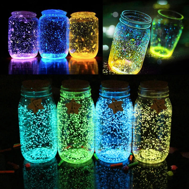 1000pcs Outdoor Luminous Stones Glow In Dark Garden Pebbles Fish Tank Decoration Walkways Path Patio Lawn Yard Glow Gravel Decor