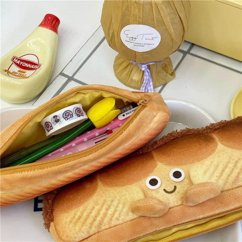 Cute Large-capacity Pencil Case Kawaii Pen Box Storage Cosmetic Bag Back to School Office Supplies Stationery