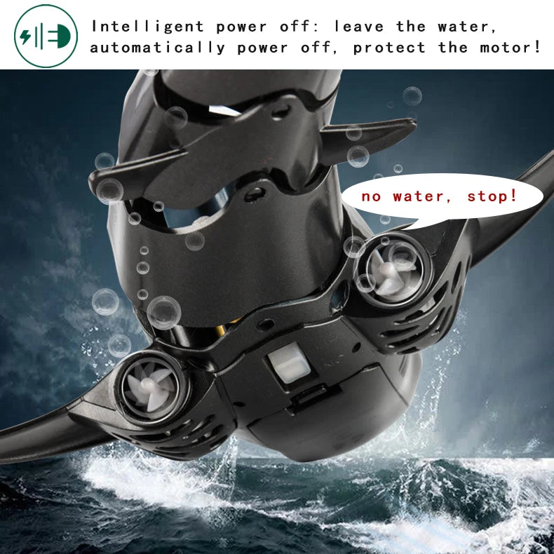 Robots Rc Shark Toy for Boys  Water Swimming Pools Bath Tub Girl Children Kids Remote Control Fish Boat Electric Bionic Animals