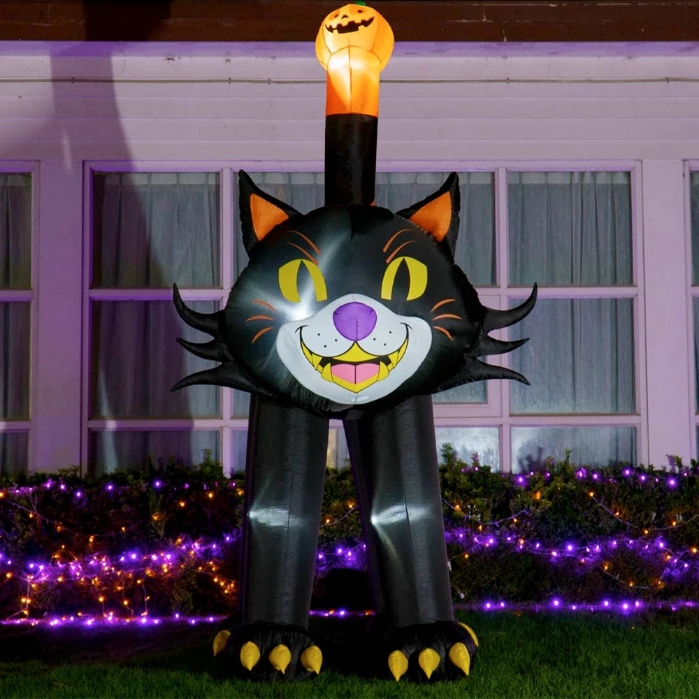 Inflatable Model Halloween Black Cat Halloween Inflatable Toys Outdoor Party Decorations Props