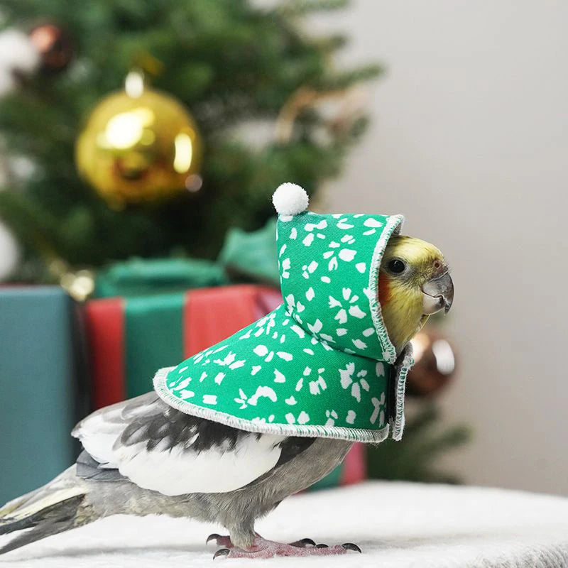 Warm Bird Clothes Winter Thickened Parrot Cloak Small Animal Outdoor Parrot Clothes Pigeon Cockatiel Bird Supplies Accessories