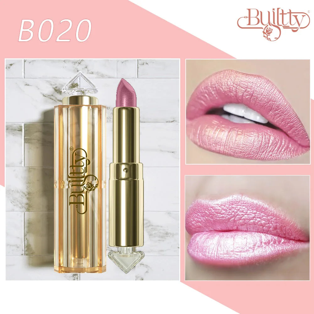 Gold Lipstick New Fashion Waterproof Matte Lipstick Long Lasting Sexy Lip Stick Makeup Korean