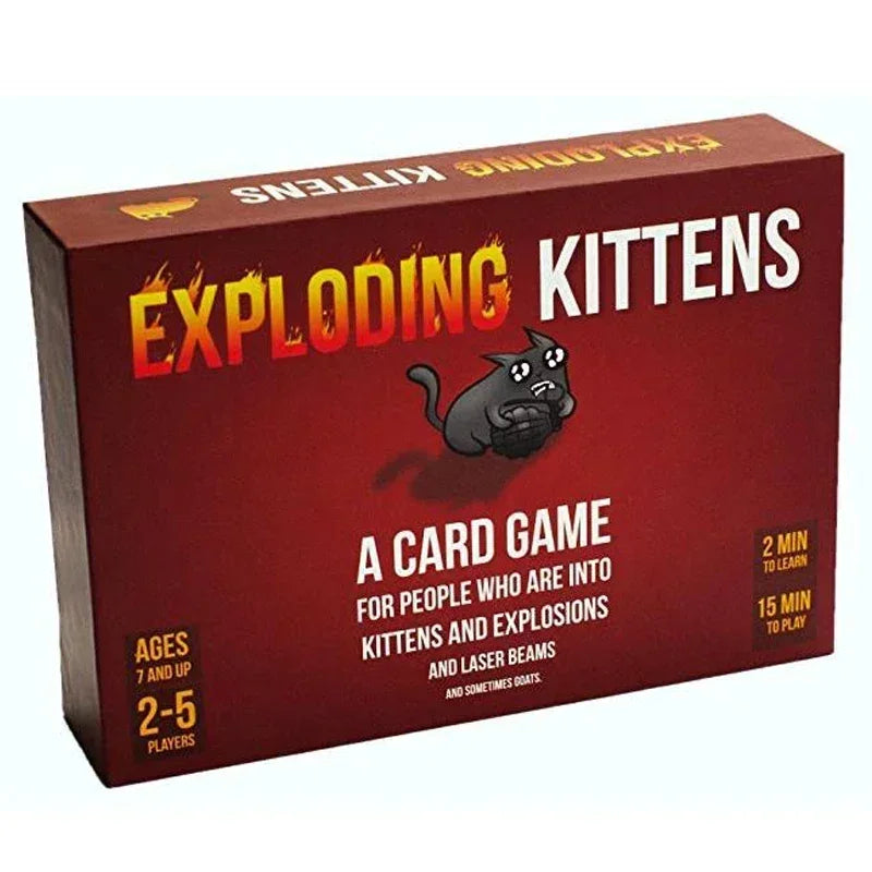 Zombie kitten explosion kitten family gathering board game fun adult and children's toy card game suitable as a gift