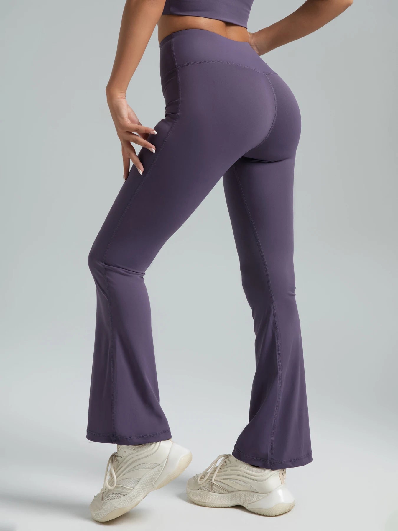 Women's High Waisted Bootcut Yoga Pants - Flared Leggings for Workout and Casual Wear - Comfortable and Stylish Activewear