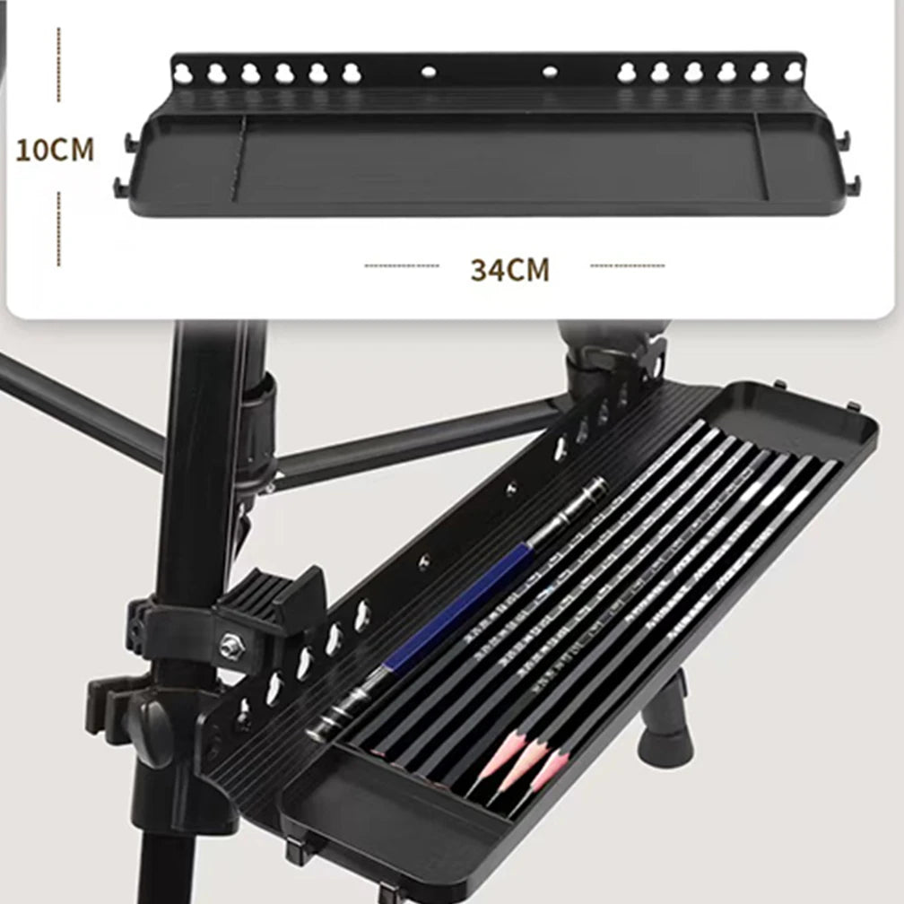 Portable Adjustable Metal Sketch Easel Stand Foldable Travel Easel Metal Easel Sketch Drawing For Artist Art Supplies 50-150CM