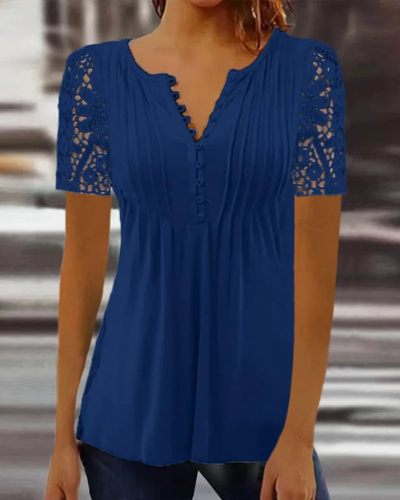 Shirts for Women Clothes Vintage Y2k Tops Spring Fashion T-shirts Casual Elegant Lace Autumn Women Clothing Spring Streetwear