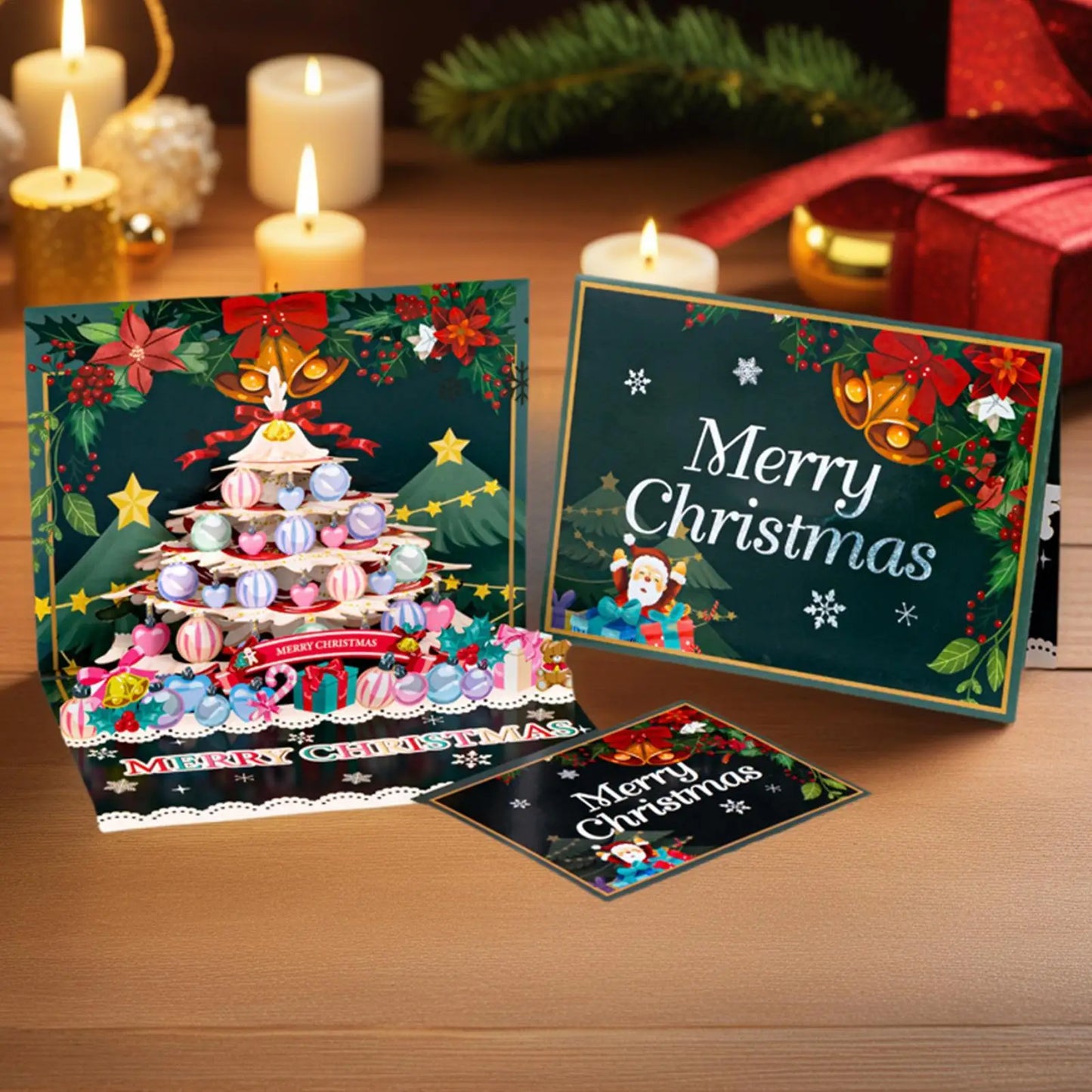 Christmas Cards With Envelopes Funny Giftcards 3D Merry Christmas Giftcards For Friends Women Boys Girls Youth Teens Grandma