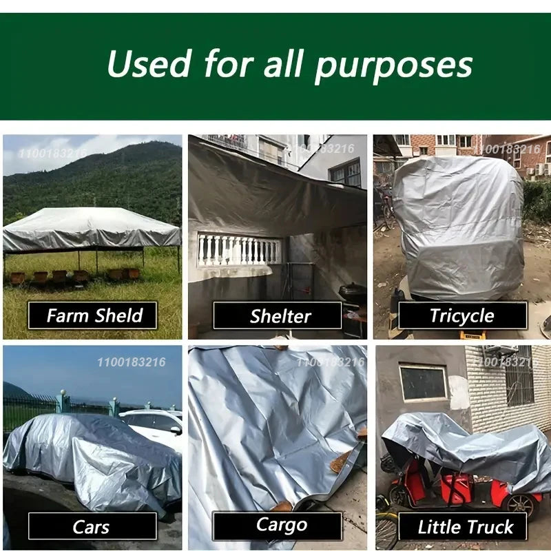 0.32mm PE waterproof oilcloth, outdoor garden plant shed, boat car, tent, sunshade, pet dog roof