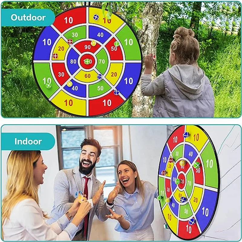 Large Children Toys Digital Sticky Ball Dart Target Indoor Outdoor Party Games Parent-child Interactive Sport Educational Toy