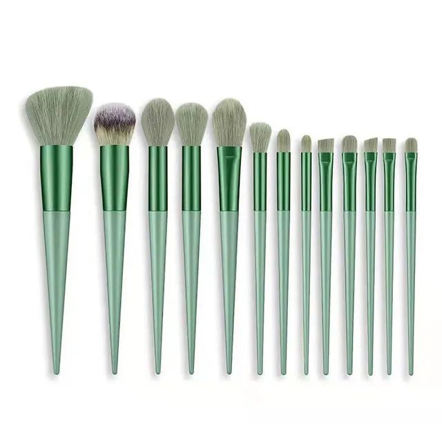 13 PCS Makeup Brushes Set Eye Shadow Foundation Women Cosmetic Brush Eyeshadow Blush Powder Blending Beauty Soft Make Up Tools