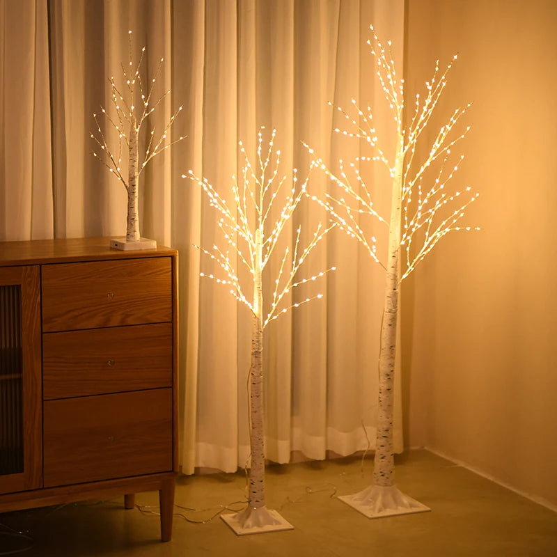 NEW DIY Christmas Tree Birch Glowing Branch Light Night LED Suitable for Home Bedroom Wedding Party Decoration Housewarming Gift