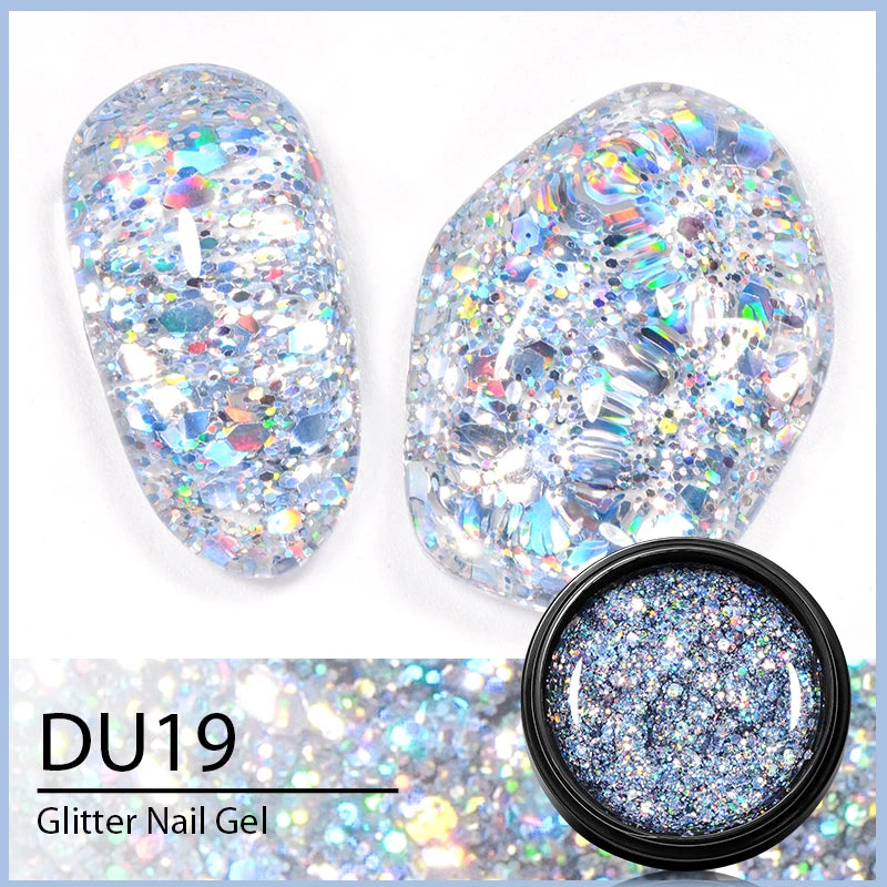 8ml Clear Non Stick Hand Solid Extension Nail Gel Polish Carving Flower Nail Art Building UV Gel Acrylic Varnish Manicure DIY