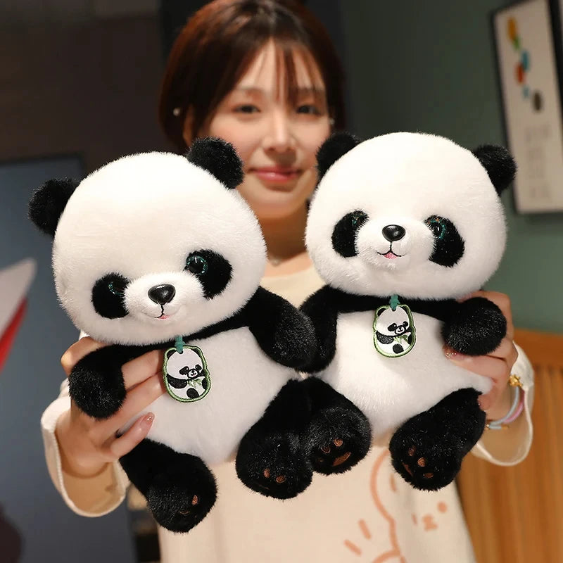 24/30/40/50cm Kawaii Round Fat Panda Plush Toy Cute Stuffed Animal Giant Pandas Plushie Doll Anime Soft Kids Toys for Girls Gift