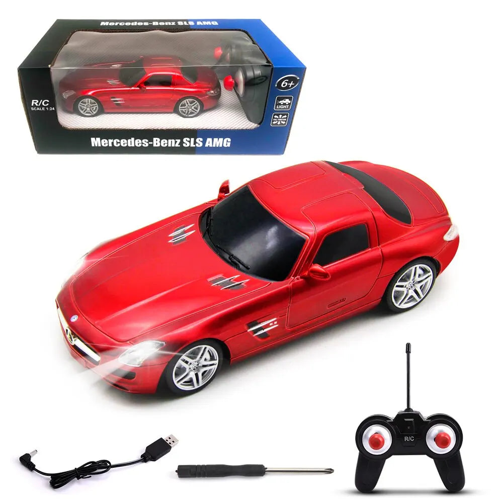 1PCS Officially Licensed Lamborghini/ Benz/Bugatti Remote Control Car,1:24 Scale RC Cars Gift for Kids Age 3+Year Old Boys/Girls